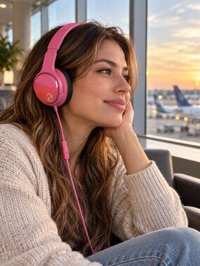 PHILIPS O'Neill Cuffie con fascia SHO3300CLASH/00 ROSA MP3 - TV SMART VIAGGI